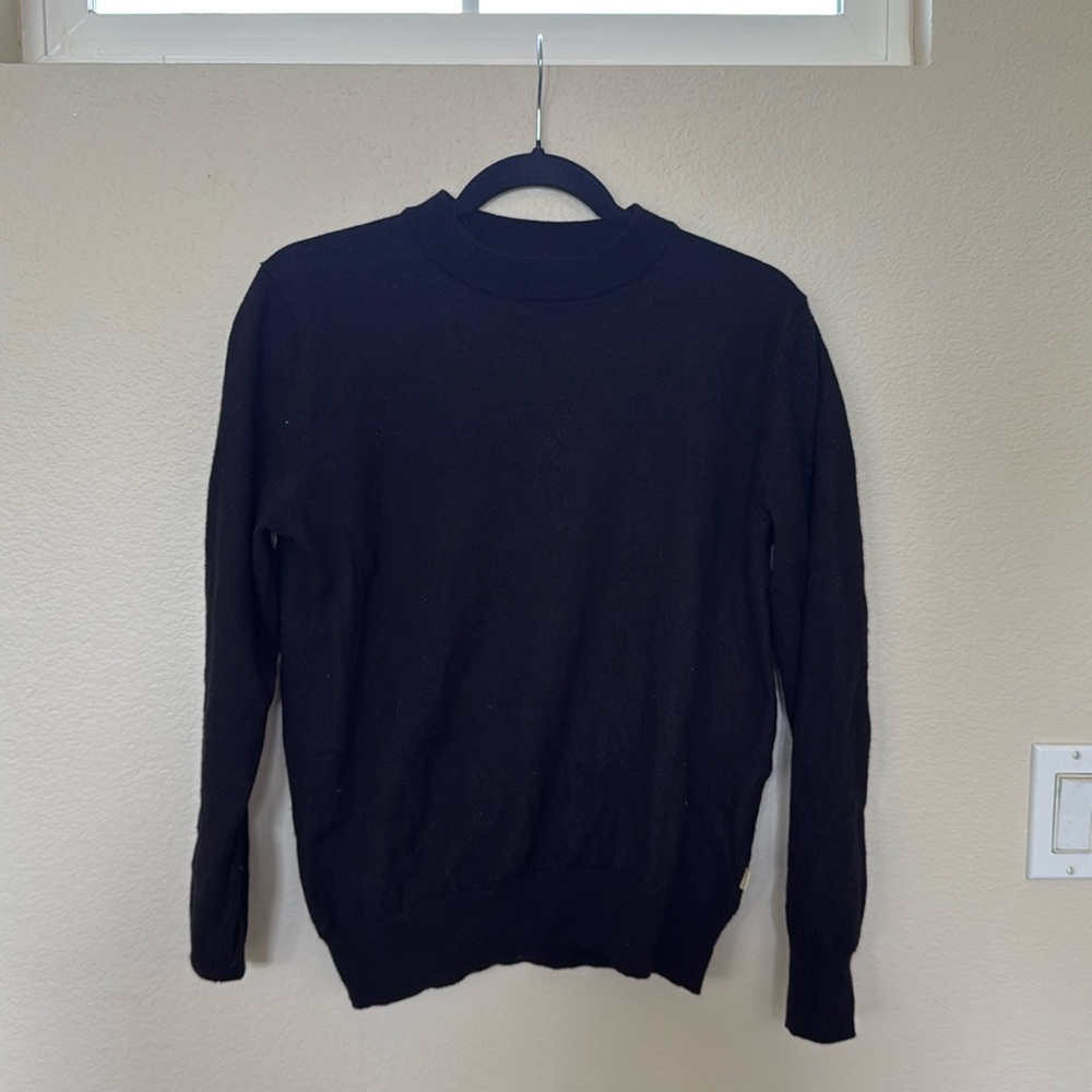 Bellerose Black Merino Wool Sweater